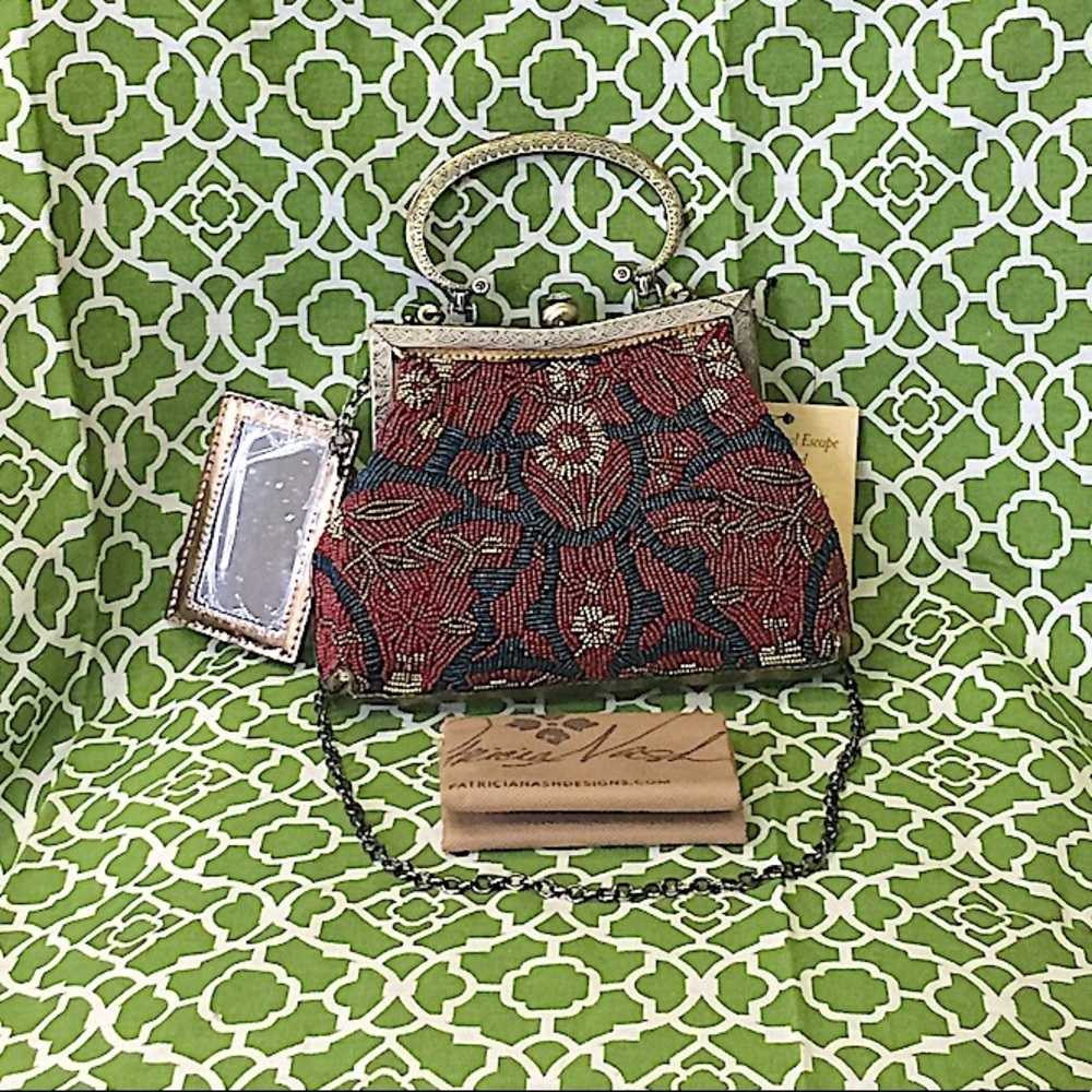 💖Patricia Nash💖Beaded💖Gold Giulietta handbag💖 - Picture 2 of 6